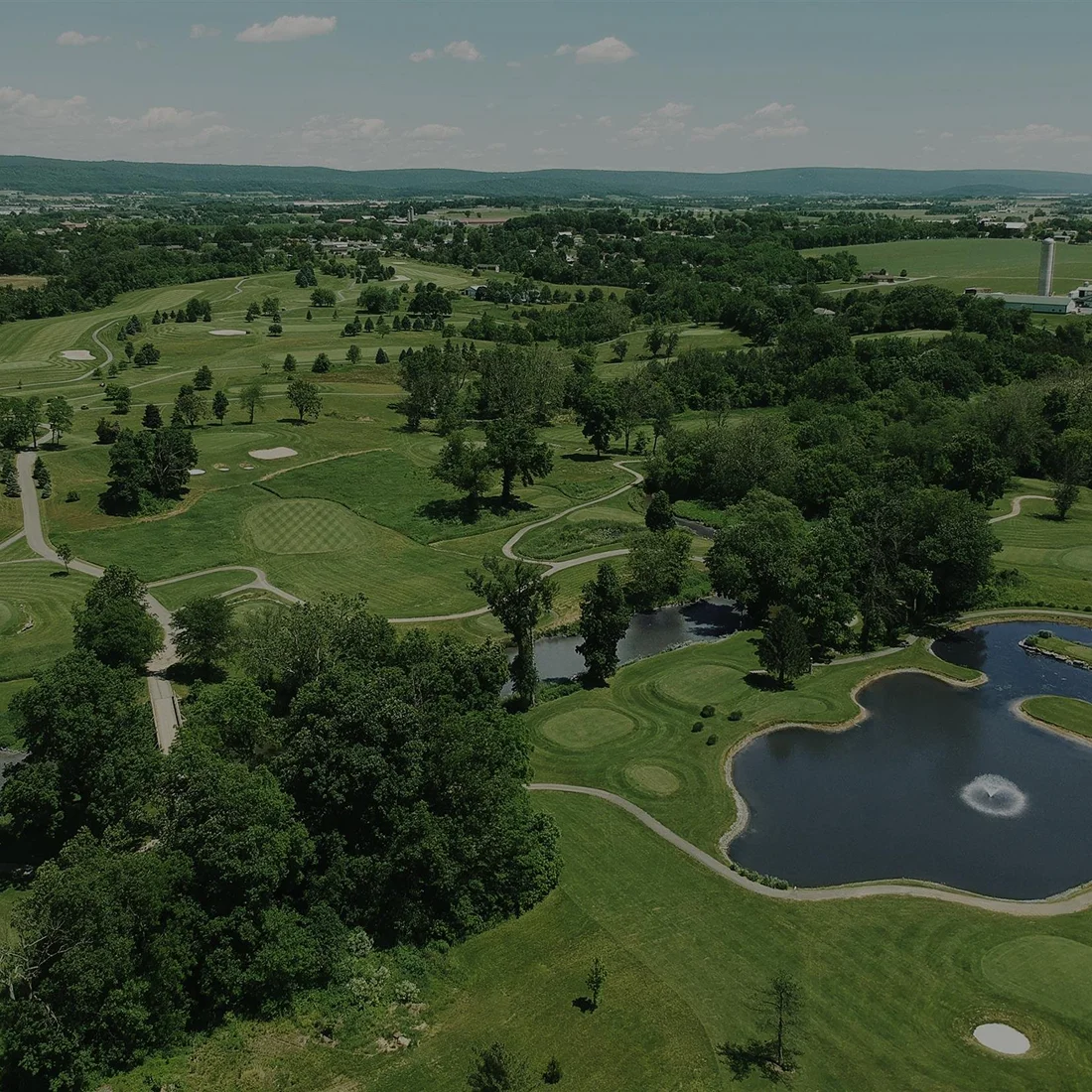 Pine Meadows Golf Course Overhead